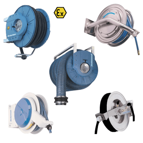 Industrial Hose Reels for Hoses and Cables